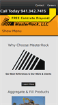 Mobile Screenshot of masterrockllc.com